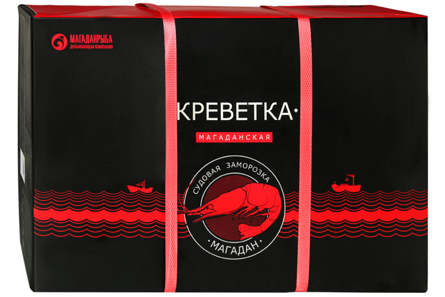 КОРОБКА 5 кг. Магаданские креветки 80/130